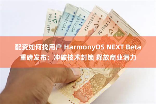 配资如何找用户 HarmonyOS NEXT Beta重磅发布：冲破技术封锁 释放商业潜力