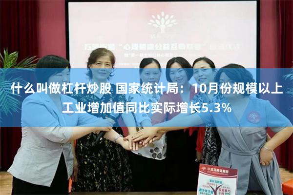 什么叫做杠杆炒股 国家统计局：10月份规模以上工业增加值同比